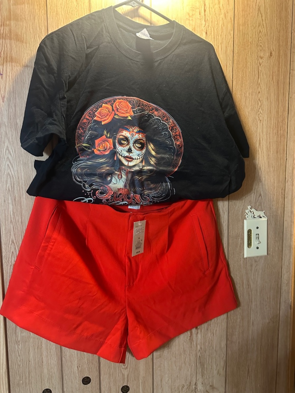 a new day Vibrant Red Women's Tailored Shorts